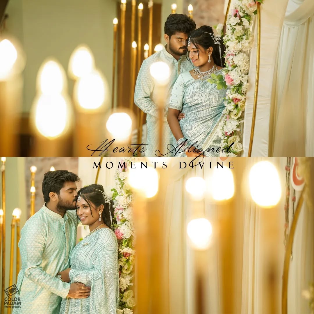 Beautiful Indian bride portrait frame 2